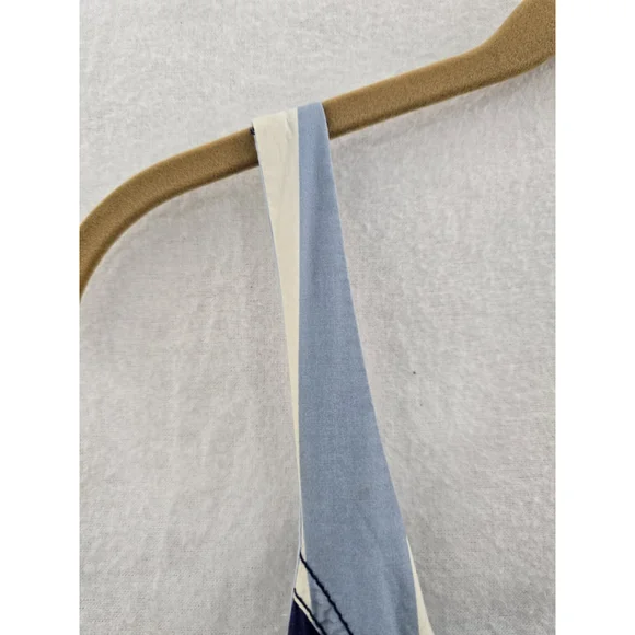 MAEVE Anthropologie SARA CHEVRON Sleeveless Fit And Flair Zip Pockets. SZ 12P - Picture 4 of 12